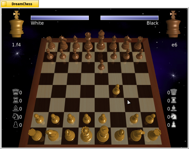Schermata di dreamchess
