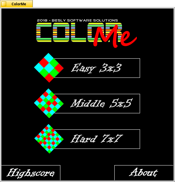 Schermata di colorme