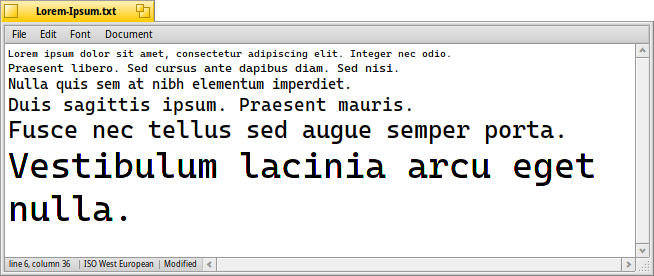 Schermata di cascadia_code