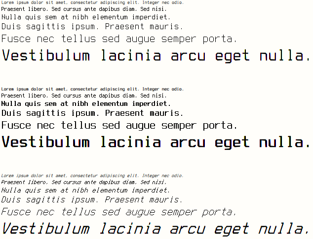 Schermata di terminus_ttf