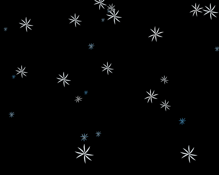 Schermata di snowfall