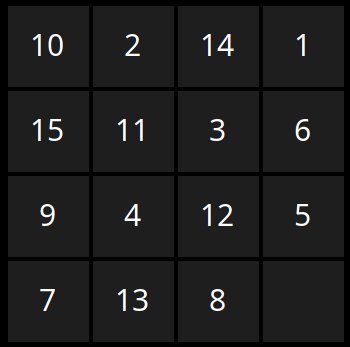Schermata di shufflenumbers