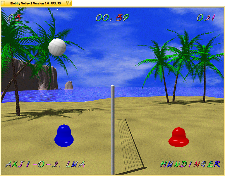 Schermata di blobbyvolley2