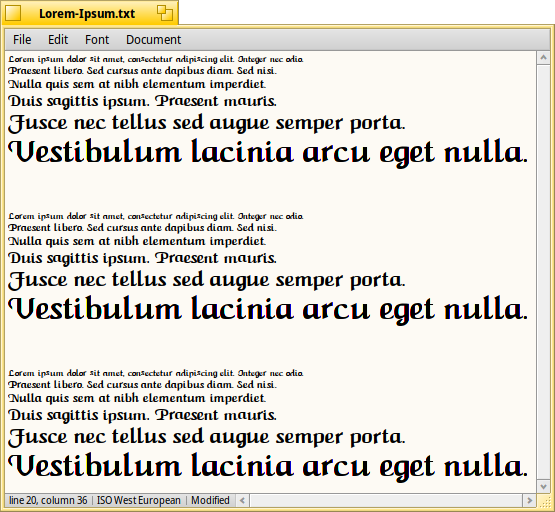 Schermata di caligula