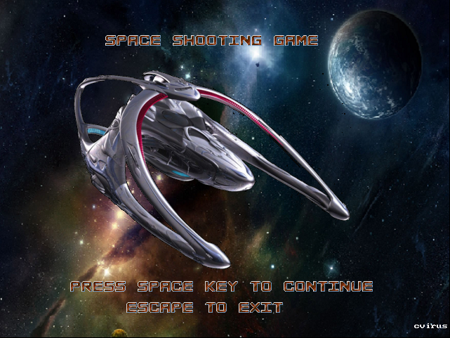 Schermata di spaceshooter