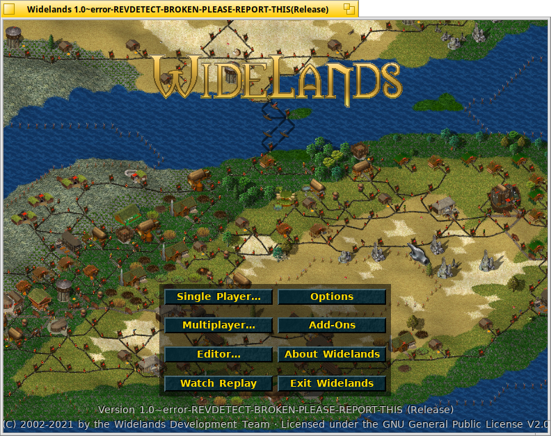 Schermata di widelands