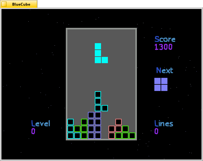 Schermata di bluecube