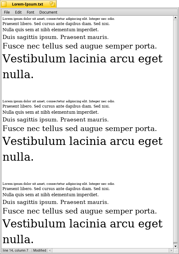 Schermata di arabeyes_fonts